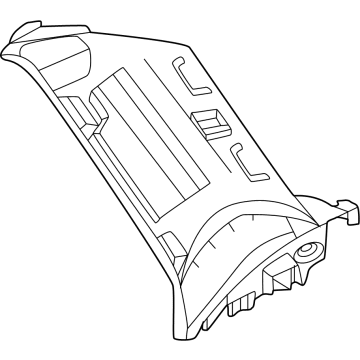 Mercedes-Benz 254-690-12-01-9051 Upper Pillar Trim