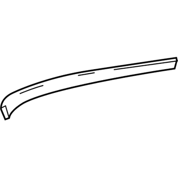 Mercedes-Benz 222-720-00-22 Upper Molding