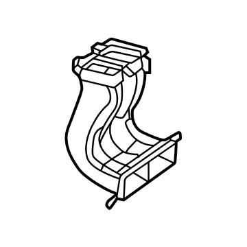 Mercedes-Benz 297-830-94-02 Center Duct