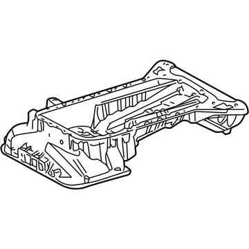 2002 Mercedes-Benz E430 Oil Pan - 113-014-01-02