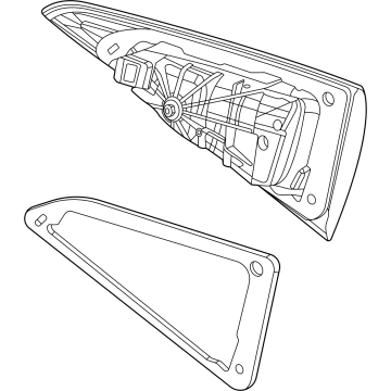 Mercedes-Benz 167-906-50-08 REAR LAMP COMBINATION