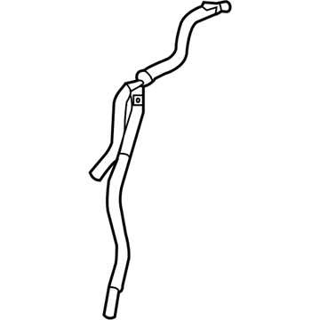 Mercedes-Benz 221-501-15-25 Drain Hose