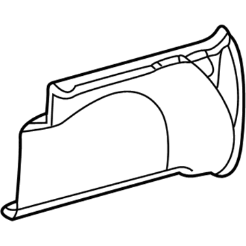 Mercedes-Benz 210-690-29-25-9B57 Cargo Trim Panel