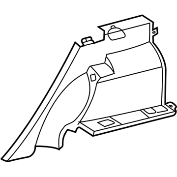 Mercedes-Benz 210-690-36-25-9B57 Cargo Trim Panel