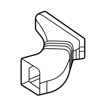 Mercedes-Benz 178-094-01-97 Rear Duct