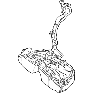 Mercedes-Benz 204-470-91-01 Fuel Tank Assembly