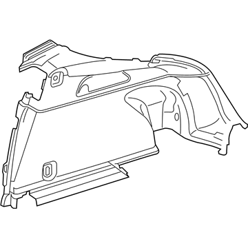 Mercedes-Benz 253-690-51-00-9J28 Side Trim Panel