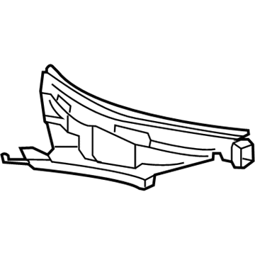 Mercedes-Benz 253-690-32-00-1B88 Rear Pillar Trim