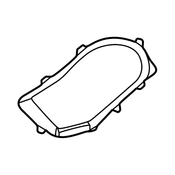 Mercedes-Benz 254-098-24-00 Air Outlet Gasket