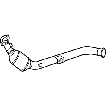 2010 Mercedes-Benz CLS63 AMG Catalytic Converter - 211-490-64-19