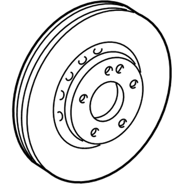 2001 Mercedes-Benz SLK230 Brake Disc - 203-421-03-12-90