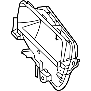 Mercedes-Benz 254-830-09-00 Rear Duct