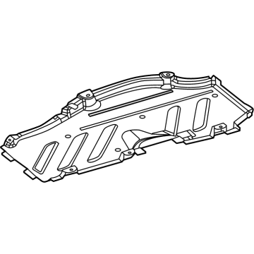 Mercedes-Benz 167-680-84-03 Rear Shield