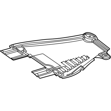 Mercedes-Benz 167-680-38-07 Underbody Shield