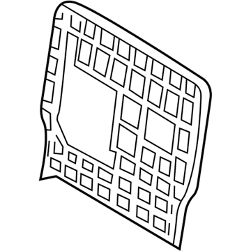 Mercedes-Benz 163-920-06-86-9B96 Seat Back Panel