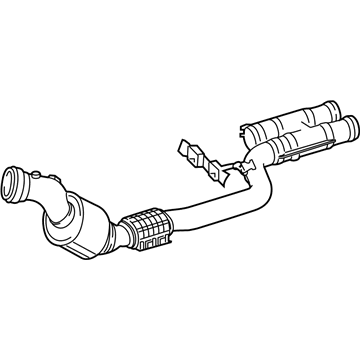 2015 Mercedes-Benz S600 Catalytic Converter - 222-490-00-10