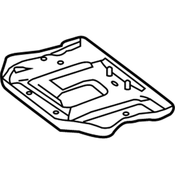 2013 Mercedes-Benz SL65 AMG Battery Trays - 231-610-00-73