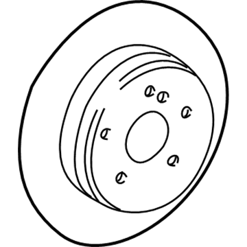 2009 Mercedes-Benz SLK350 Brake Disc - 210-423-08-12-64