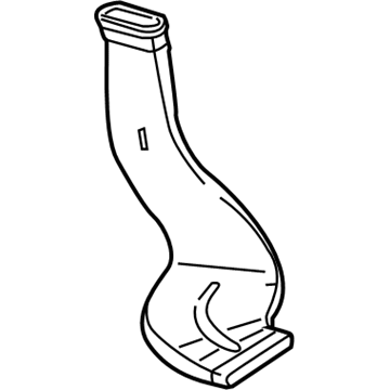 Mercedes-Benz 204-831-11-46 Lower Air Duct