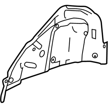 Mercedes-Benz 246-610-04-76 Inner Wheelhouse