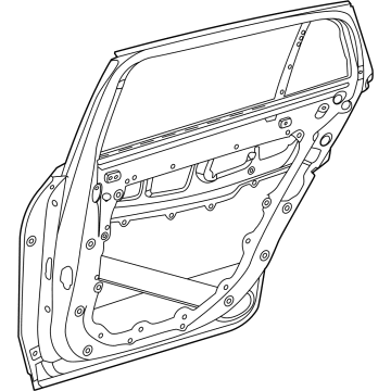 Mercedes-Benz 296-730-27-00 Door Shell