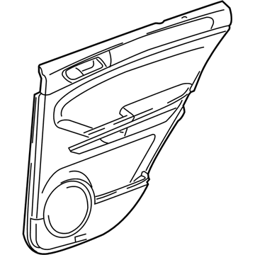 Mercedes-Benz 164-730-96-70-7H20 Door Trim Panel