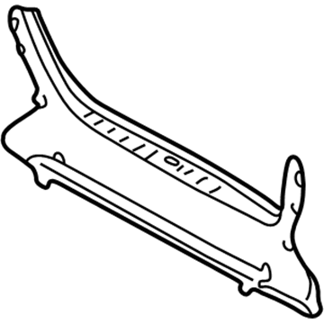 Mercedes-Benz 208-694-06-25 Rear Panel Trim