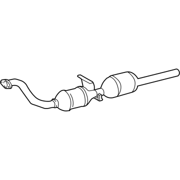 Mercedes-Benz 463-490-69-19-80 Converter & Pipe