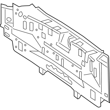 Mercedes-Benz 257-640-05-00 Rear Body Panel