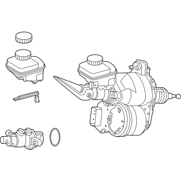 2024 Mercedes-Benz EQS 580 Brake Booster - 297-900-42-12