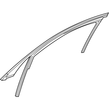 Mercedes-Benz 254-725-04-00 Run Channel