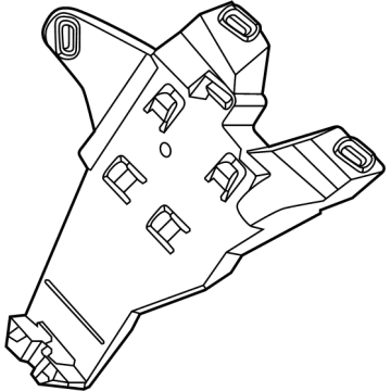 Mercedes-Benz 296-545-35-00 Control Module Bracket