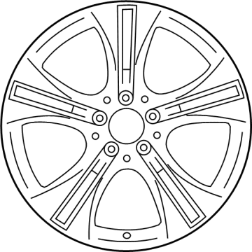 Mercedes-Benz 253-401-45-00-7X69 Wheel, Alloy