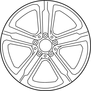 Mercedes-Benz 253-401-07-00-67-7X44 Wheel, Alloy