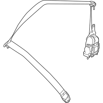 Mercedes-Benz 217-860-30-00-1B92 Lap & Shoulder Belt