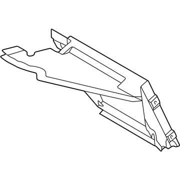 Mercedes-Benz 210-505-17-30 Air Baffle