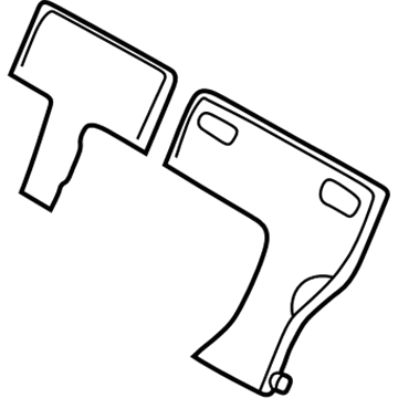 Mercedes-Benz 210-924-01-62-9B57 Rear Cover