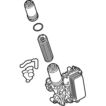 Mercedes-Benz 254-180-24-00 Oil Filter Housing