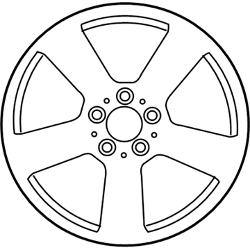 Mercedes-Benz 204-401-90-02-64-9765 Wheel