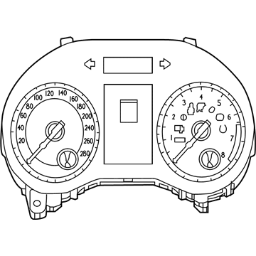 Mercedes-Benz 156-900-48-04-80 Instrument Cluster