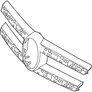 Mercedes-Benz 166-880-12-85-9040 Grille