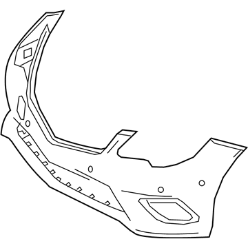 Mercedes-Benz 207-885-79-25-9999 Bumper Cover