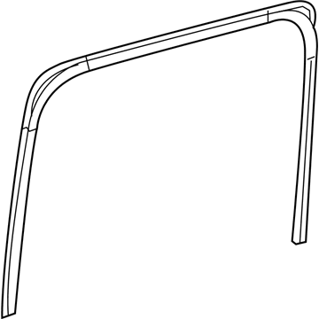 Mercedes-Benz G63 AMG Weather Strip - 463-731-16-00