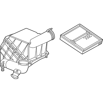 2003 Mercedes-Benz CLK320 Air Filter Box - 112-090-07-01