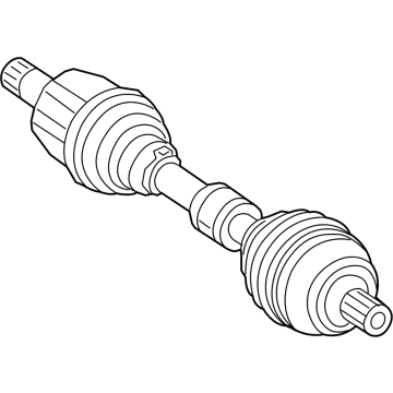 Mercedes-Benz 177-330-01-03 Axle Assembly