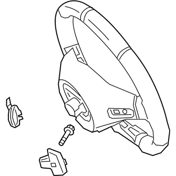 Mercedes-Benz 000-460-50-02-8U00 Steering Wheel