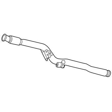 Mercedes-Benz 212-490-30-20 Center Pipe