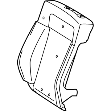 Mercedes-Benz 218-910-03-16 Seat Back Pad