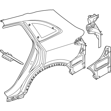 Mercedes-Benz 254-630-93-02 Quarter Panel