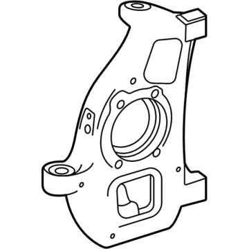 Mercedes-Benz AMG GT R Pro Steering Knuckle - 190-330-61-02